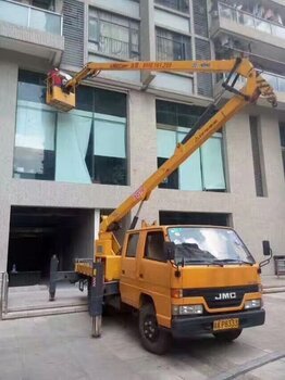 天河區(qū)高空吊籃車出租,天河區(qū)高空安裝廣告牌車租賃