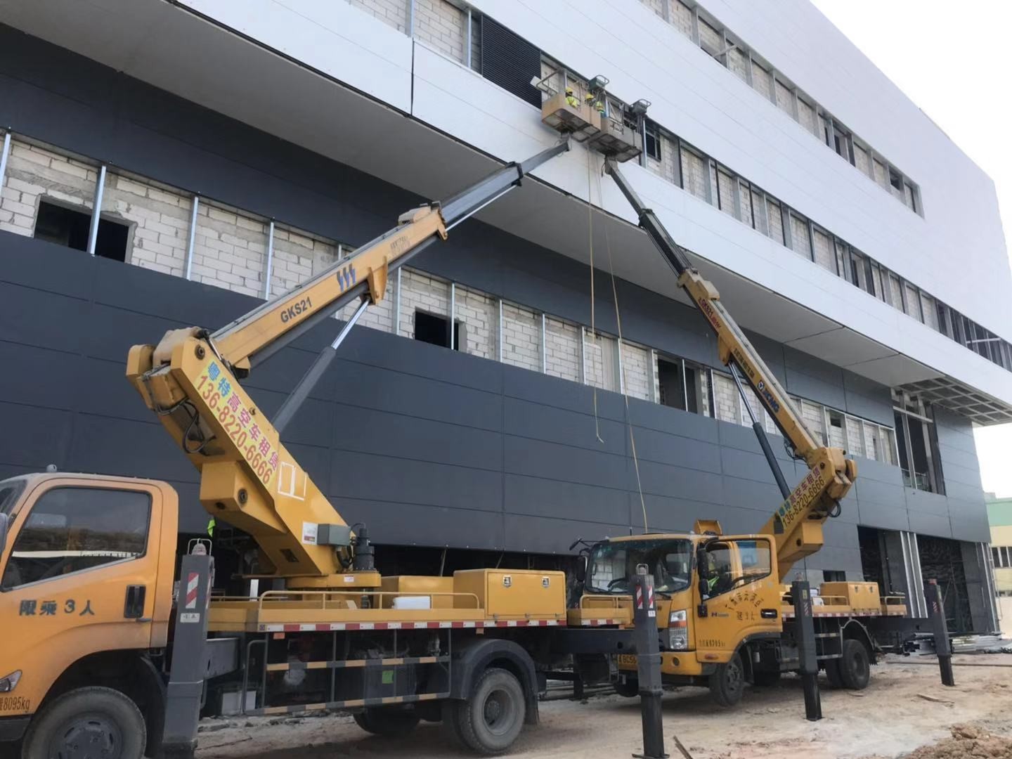 中心:云浮市吊籃車出租價格【粵特機械租賃】